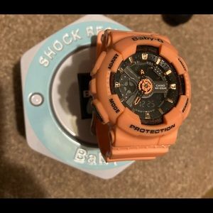 Peach Casio Baby-G Watch